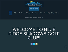 Tablet Screenshot of blueridgeshadows.com